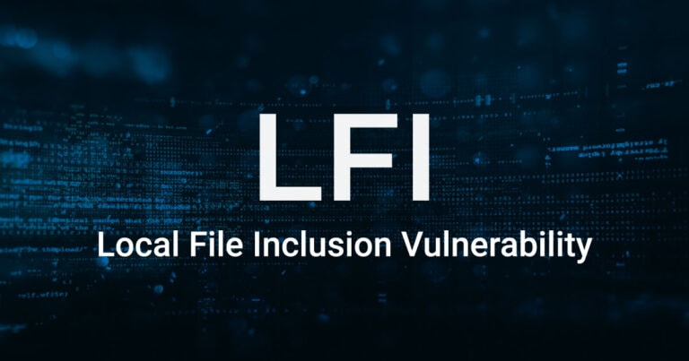 What is a local file inclusion vulnerability?